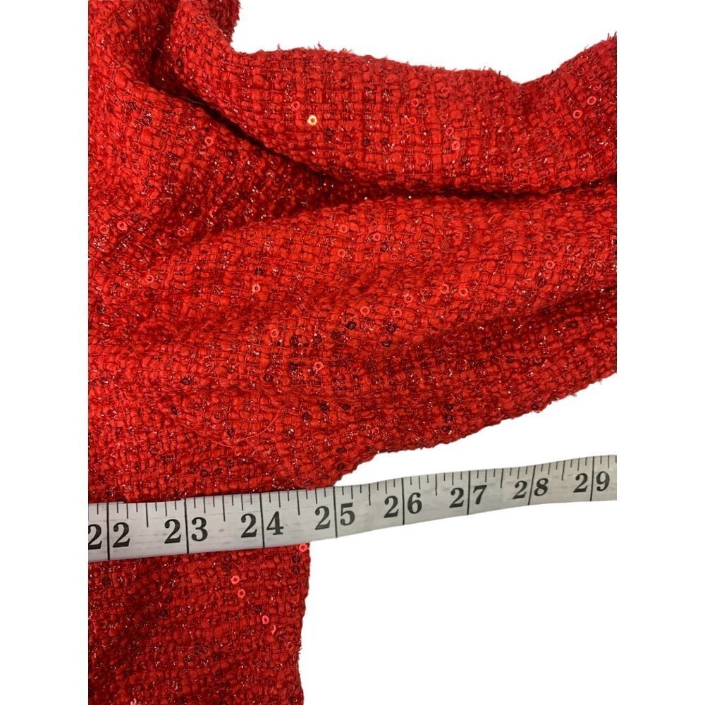 Investments II Women’s Sparkling Red Jacket - Picture 5 of 7